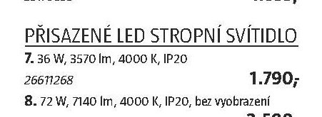 Přisazené LED stropní svítidlo