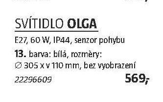 13. Svítidlo Olga