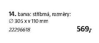 14. Svítidlo, 100 W