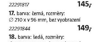 17. Svítidlo Kruh, černá