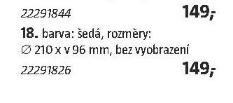 18. Svítidlo Kruh, šedá