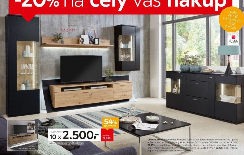 Obývací stěna