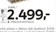 6 PĚNOVÁ MATRACE