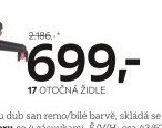 17 OTOČNÁ ŽIDLE