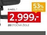 20 OTOČNÁ ŽIDLE