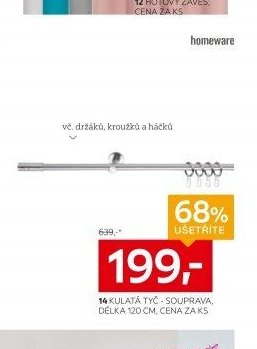 Kulatá tyč - souprava