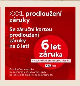 XXXL prodloužení záruky