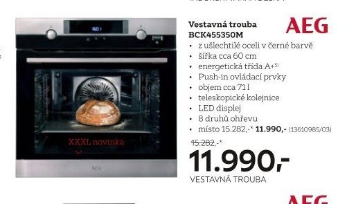 Vestavná trouba BCK455350M