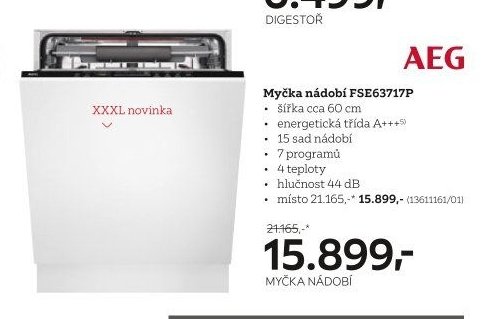 Myčka nádobí FSE63717P