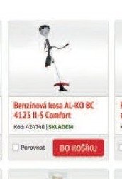 Benzínová kosa AL-KO BC 4125 II-S Comfort