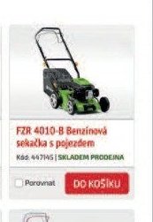 FZR 4010-B Benzínová sekačka s pojezdem