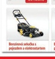 Benzínová sekačka s pojezdem a elektrostartem