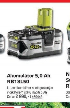Akumulátor 5,0 Ah RB18L50
