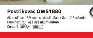 Postřikovač OWS1880