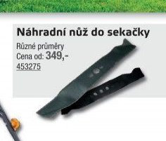 Náhradní nůž do sekačky