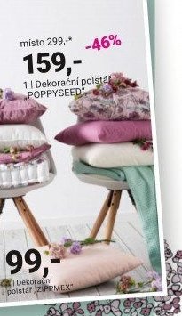 Dekorační polštář POPPYSEED