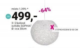 Závěsné svítidlo SOPHIA