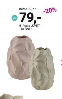Váza KVĚT TŘEŠNĚ
