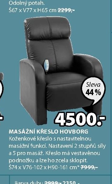 MASÁŽNÍ KŘESLO HOVBORG