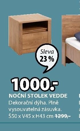 Noční stolek VEDDE