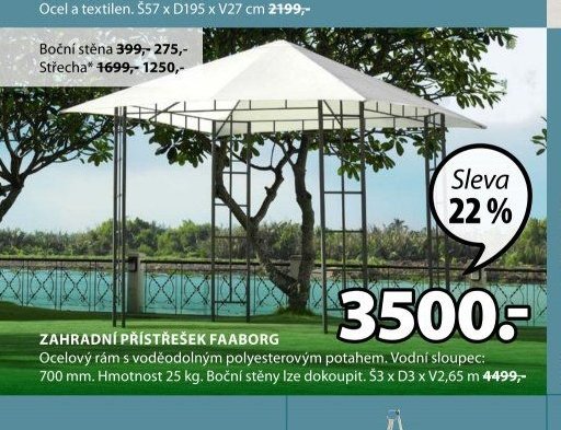 ZAHRADNÍ PŘÍSTŘEŠEK FAABORG