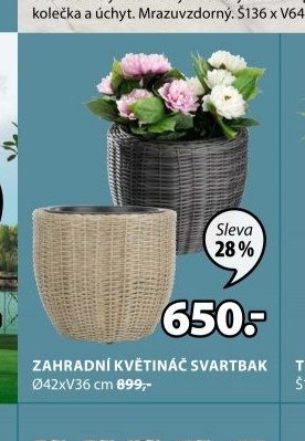 ZAHRADNÍ KVĚTINÁČ SVARTBAK