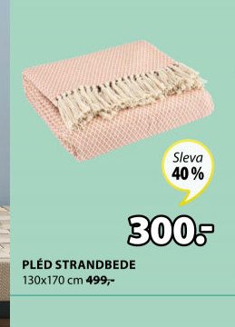 PLÉD STRANDBEDE