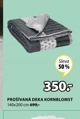 PROŠÍVANÁ DEKA KORNBLOMST