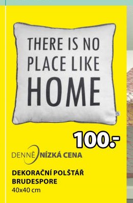 DEKORAČNÍ POLŠTÁŘ BRUDESPORE