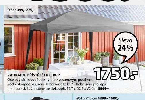 ZAHRADNÍ PŘÍSTŘEŠEK JERUP
