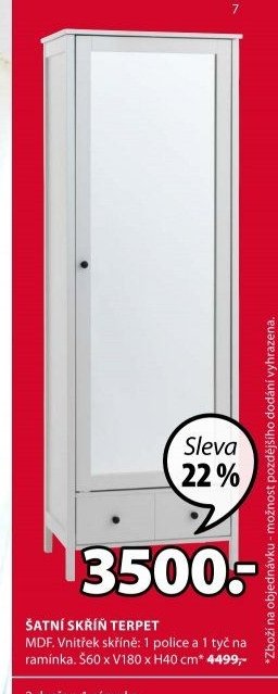 ŠATNÍ SKŘÍŇ TERPET