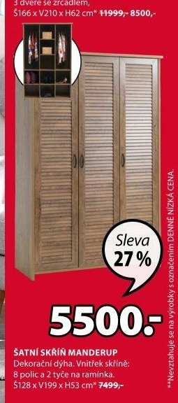 ŠATNÍ SKŘÍŇ MANDERUP