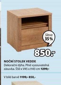 NOČNÍ STOLEK VEDDE