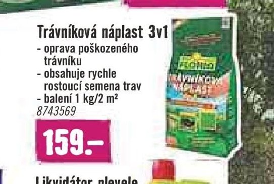 Trávníková náplast 3v1