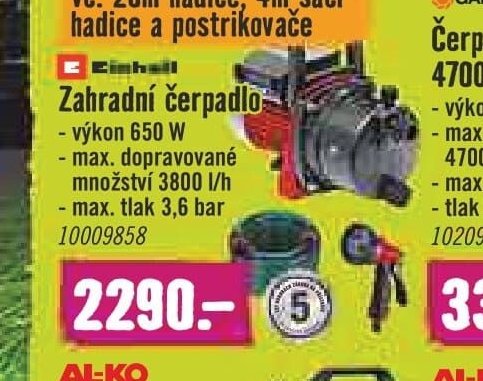 Einhell Zahradní čerpadlo