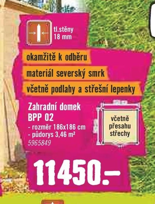 Zahradní domek BPP 02