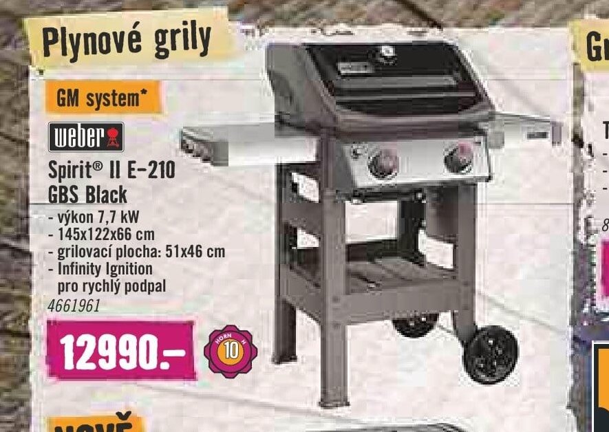 Weber Spirit II E-210 GBS Black