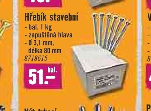 Hřebík stavební