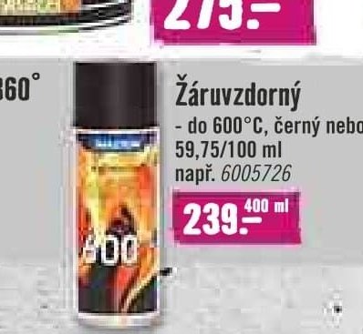 Žáruvzdorný sprej