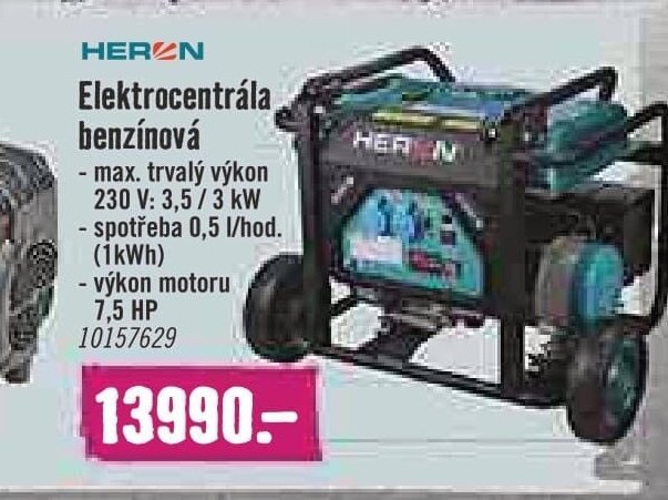 Elektrocentrála Heron benzínová