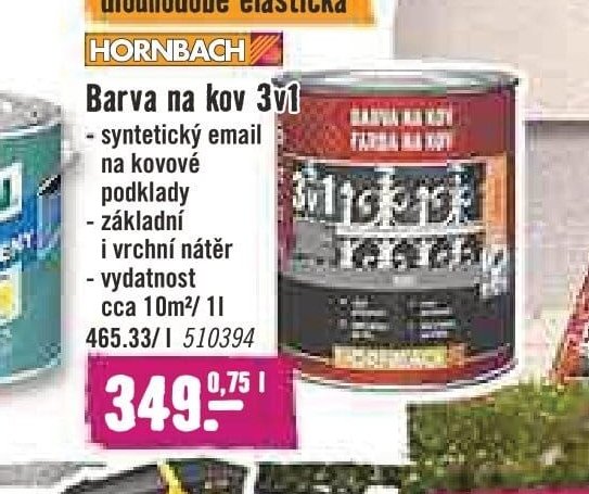 Barva na kov 3v1