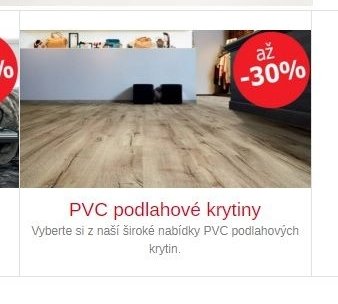 PVC podlahové krytiny