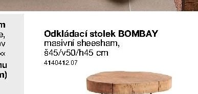 Odkládací stolek BOMBAY