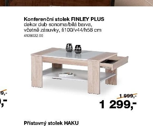 Konferenční stolek FINLEY PLUS