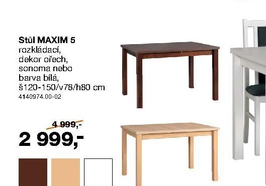 Stůl MAXIM 5