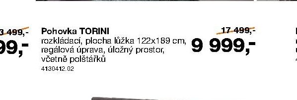 Pohovka TORINI