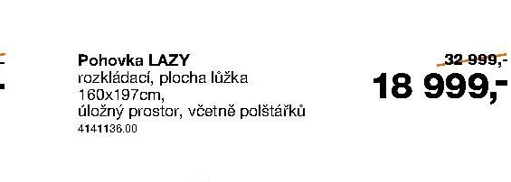 Pohovka LAZY