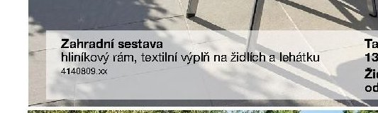 Zahradní sestava