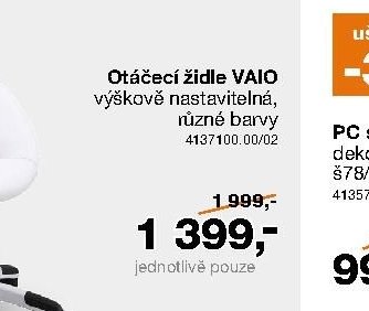Otočící židle VAIO