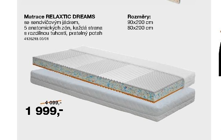 Matrace RELAXTIC DREAMS